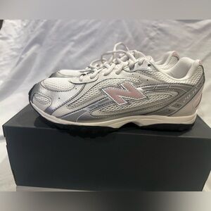 New Balance 204L Pink and Silver Sneakers